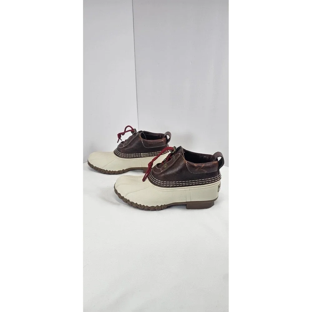 LL Bean Women's Rubber Moc Low Bean Boots Duck Shoes - 6M Multcolor Boots